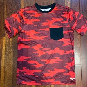 Red Camo design t-shirt